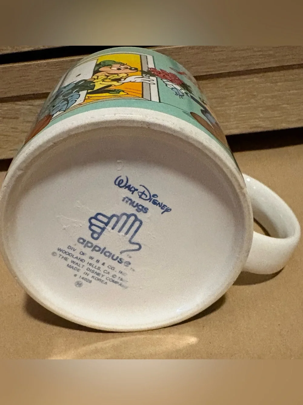 Walt Disney 1987 Mickey & Minnie Happy Birthday Coffee Mug